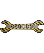 Caution Novelty Metal Wrench Sign W-029 - $37.96 CAD