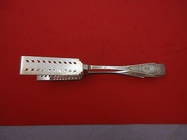 King William Engraved by Tiffany and Co Sterling Silver Asparagus Tong Yoked 11" - £2,250.19 GBP
