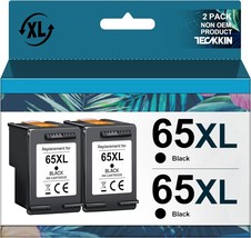 65XL Black Ink Cartridge High Capacity Replacement for HP 65 Black Ink C... - $73.65