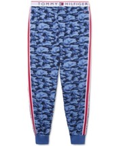 Tommy Hilfiger Men&#39;s Modern Essential Camo Lounge Jogger Pajama Pants Sapphire-S - $29.97