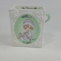 1994 Precious Moments Meowie Christmas Porcelain Gift Bag HEH72 - $5.95