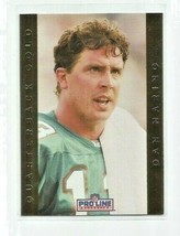 Dan Marino (Miami Dolphins) 1992 Pro Line Quarterback Gold Insert Card #12 - £3.95 GBP