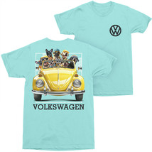 Volkswagen Dog Days Front and Back Print T-Shirt Blue - £27.80 GBP+