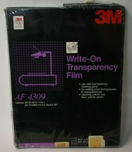 2 Boxes NOS 3M Write On Transparency Film AF4309 Assorted Colors 100 Pag... - £38.70 GBP