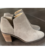 Lucky Brand Mocha Suede / Pardina Booties Sz 8 - $356.04 MXN
