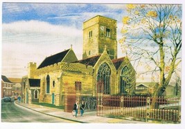 United Kingdom UK Postcard Holy Trinity Church Dartford Domesday Churches Trail - £3.15 GBP