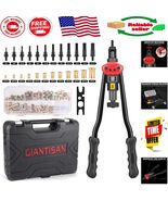 Heavy-Duty Rivet Nut Tool with 12 Mandrels and Rugged Carrying Case - 17... - $2,562.27 MXN