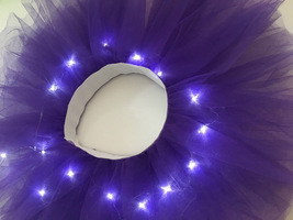 WOMEN MINI TUTU Skirt with Lights High Waisted Many Color Mini Petticoat Costume image 5