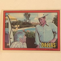 Dallas Tv Show Trading Card #28 JR Ewing Larry Hangman Jim Davis - £1.95 GBP