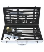 19pc BBQ Cooking Ware Stainless Steel Tool Barbecue Utensil Camping Set ... - $40.19