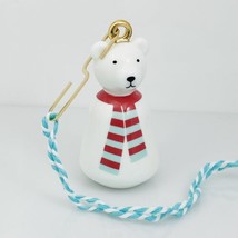 Tiffany &amp; Co Polar Bear Holiday Ornament NEW White Red Blue in Bone China - $289.00