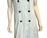 NWT Ellen Tracy Celadon Green Sleeveless Double Breasted Shirt Dress Siz... - £30.19 GBP