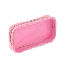 Nogsew Clear Waterproof Travel Makeup Bag Small Pink Zipper Organizer - €7,25 EUR Nogsew Clear Waterproof Travel Makeup Bag Small Pink Zipper Organizer - €7,25 EUR
