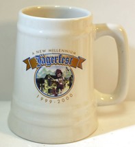 Jagerfest 1999-2000 Jagermeister beige ceramic stein  Beer mug tankard g... - $9.59