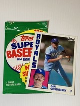 1984 Topps Super Dan Quisenberry #9 Kansas City Royals Jumbo Baseball Card - £3.16 GBP