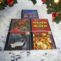 Lot of 5 Christmas Music CDs Classical  Instrumental  Choral Nashville String - £10.63 GBP