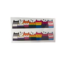 Rainbow Cat Parade Sticker Set – 2 Pack - €7,76 EUR