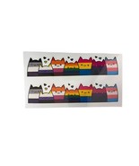 Rainbow Cat Parade Sticker Set – 2 Pack - €8,49 EUR
