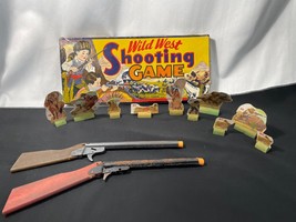 Vintage Transogram Wild West Shooting Game With Box Western Rifles and T... - £196.14 GBP