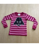 Hannah Andersson Striped Darth Vader Pink Pajama Top Size 4 Organic Cotton - $19.72 CAD