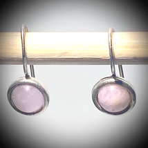 AFB# Sterling Silver &amp; Moonstone Dangle Earring - £40.19 GBP