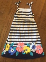 Gymboree Floral Striped Midi Dress Size 4 year Tropical Breeze Line - $15.88