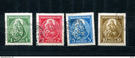Hungary 1932 Madonna and Child Used  Mi 484-7 CV 80 euro 14462 - £23.35 GBP