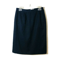 Vintage Christopher Womens Navy Blue Straight Skirt Career Size 30 Waist - $9.46