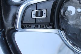 2015-17 Jetta GLi Flat Bottom Red Stitch Leather Steering Wheel Paddle Shifters image 9