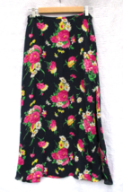 Lauren Ralph Lauren Silk Chiffon Midi Lined Skirt 8 Petite 8P Daisy Dahl... - $23.74