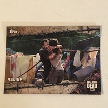 Walking Dead Trading Card 2018 #74 Relief Andrew Lincoln Sarah Wayne Callies - £1.54 GBP
