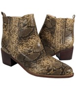 Arider Girl Snake Skin Ankle Boots Booties Womens 9 Rattlesnake (Faux) L... - £36.15 GBP