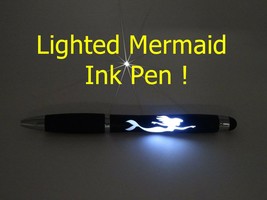 New Lighted Mermaid ink pen !  - £9.03 GBP