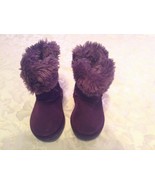  Circo boots Toddler Size 5 genuine suede leather purple winter girls  - £12.39 GBP