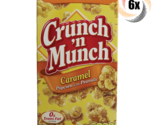 6x Boxes Crunch &#39;N Munch Caramel Popcorn With Peanuts 3.5oz Fast Shipping - $24.99