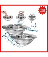 Elegant 3-in-1 Kitchen Sink Strainer: Anti-Clogging &amp; Odor-Filtering - 2... - $60.59 CAD
