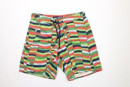 Patagonia Mens Size 35 Spell Out Board Shorts Baggies Swim Trunks Abstract - £46.70 GBP