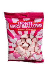 Valentines Heart Marshmallows Strawberry Cream Flavored 3.5oz/100g - £10.04 GBP