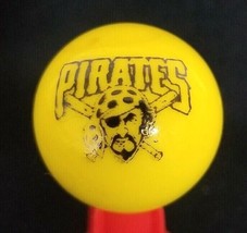 1 Vintage Pittsburgh Pirates Yellow 1&quot; Glass Marble - £10.25 GBP