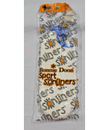 New Bonnie Doon Blue Pompom Sport Socks Sonliners NOS 1975 Average 9-11 - $34.64