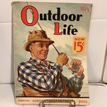 1936 May Outdoor Life Magazine - Fishing Hunting Camping Cover - E 5672 - £21.43 GBP