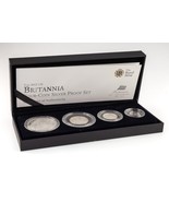 2012 United Kingdom Royal Mint Four-Coin Silver Britannia Proof Set w/ B... - $300.85 CAD