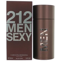 212 Sexy by Carolina Herrera, 3.4 oz Eau De Toilette Spray for Men - £81.05 GBP