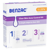 Benzac Clear Skin Acne Control Kit - $126.64