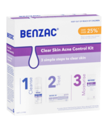 Benzac Clear Skin Acne Control Kit - $172.02 CAD