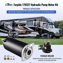 HYDRAULIC POWER LEVELING SYSTEM KIT FOR RV – Pump Motor with Manual Driv... - $479.95