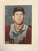 Max Alvis Signed Autographed 1978 TCMA Baseball Card - Cleveland Indians - £5.17 GBP