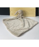 Jellycat Bunny Rabbit Lovey Security Blanket Plush Velour Minky Brown Clean - $15.63