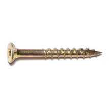 #8 x 1-1/2&quot; Zinc Plated Steel Star Drive Interior Nibs Bugle Head Wood Screws - $10.45