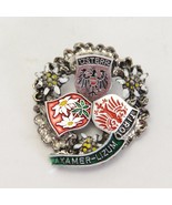 Axamer Lizum Tirol Osterr Pin Austria Ski Resort  1-1/4&quot; Dia - $220.26 MXN